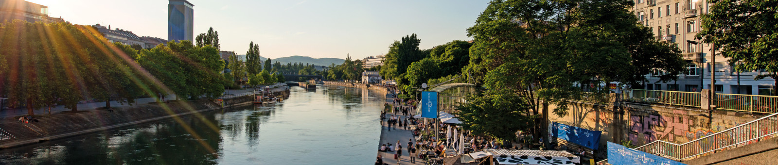     Vienna's "Adria" at the Danube channel 
